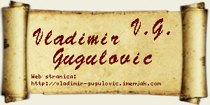 Vladimir Gugulović vizit kartica
